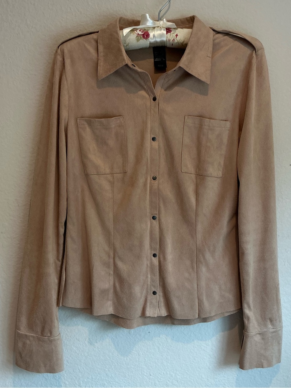 Kenneth Cole long-sleeve button-up utility shirt EUC - size XS